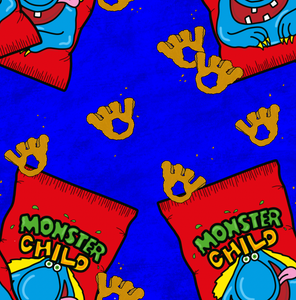 Monster Child (Blue) Festival Romper