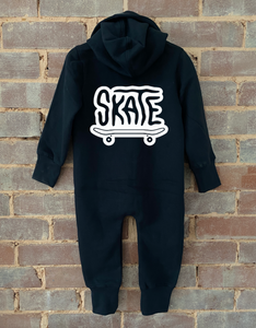 Skate Fleece Hooded Onesie