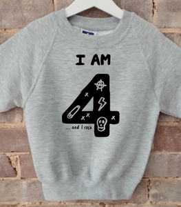 I AM 4 ...and i rock - Sweatshirt