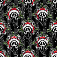 Christmas Ghost Face Shorts