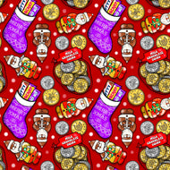 Christmas Chocs (Ruby Red) Coverall