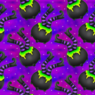 Bad Witch (Purple) Shorts