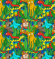 Jungle Fun Adult Dress