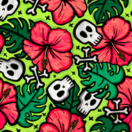 Tropi-Skull Dress