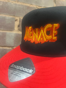 Menace Embroidered Snapback