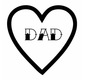 Dad Heart Bodysuit (6-9 months)