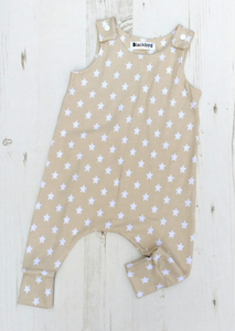 Beige Stars Romper (12-18 months)
