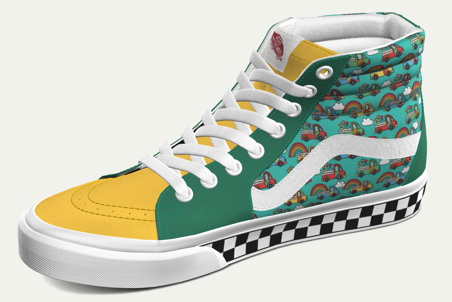 High top vans custom on sale
