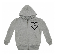 Dad Heart Zip Up Hoodie