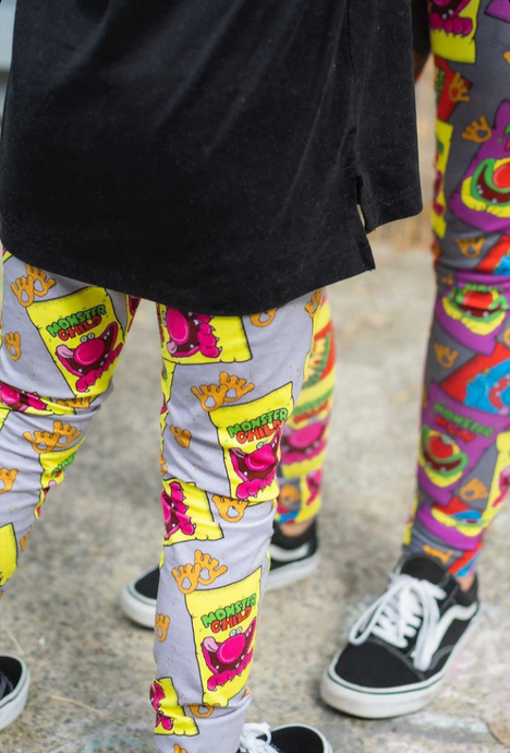 Monster Child (Grey) Leggings